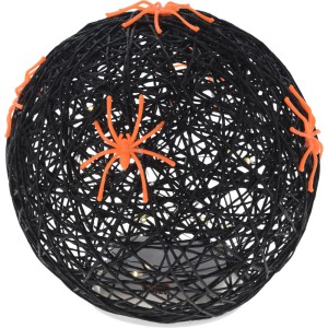 Papier-Deko Kugel 15 cm x 15 cm x 15 cm 3 Farben mit LED-Lichtern