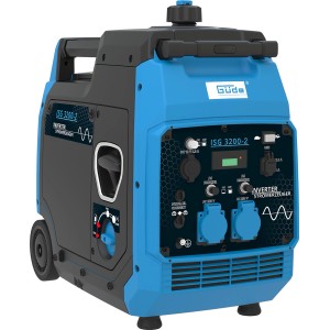 Güde Inverter Stromerzeuger ISG 3200-2 Benzin, tragbarer Generator mit 2x 230V und USB Anschlüssen.