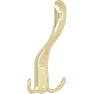 Siro Huthaken 553 Metall Messing Glänzend Lochabstand 32 mm