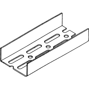 Knauf UA-Profil, 75x40x2 mm, 3250 mm lang, Stahlblechprofil für Gipskartonplatten.