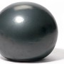 Graphitfarbene Kirschke Kugel, 10 cm, glasiert, für die Gartendekoration.