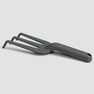 Artevasi Gartensrake Barcelona, Anthrazit, zum Aufsammeln von Laub im Garten.