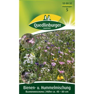 Quedlinburger Bienen- und Hummelmischung: Blühende Blumenmischung für Insekten, Höhe 40-80cm.