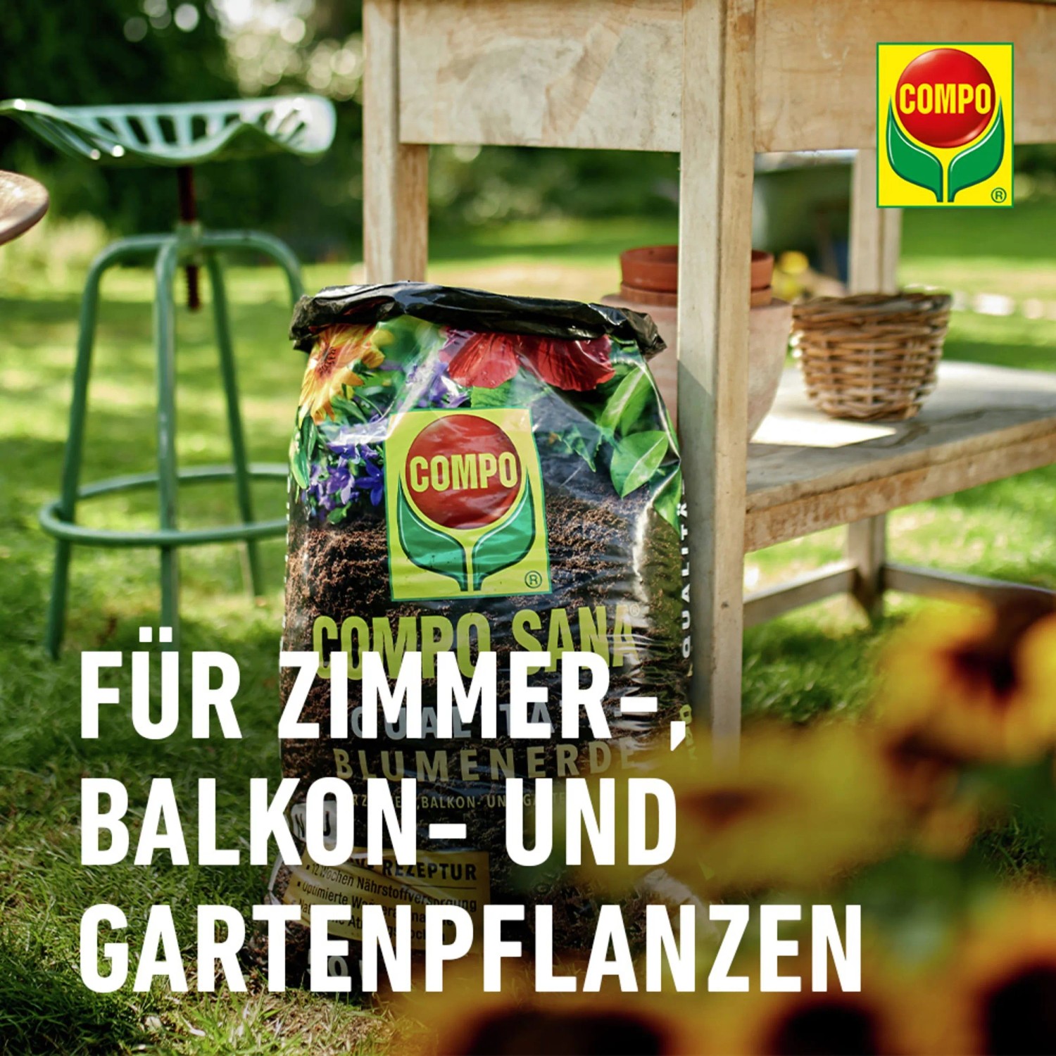 Compo Sana Qualitts-Blumenerde 1 x 70 l kaufen bei OBI
