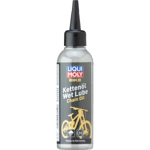 Liqui Moly Bike Kettenöl Wet Lube, 100ml Flasche für Fahrradpflege.