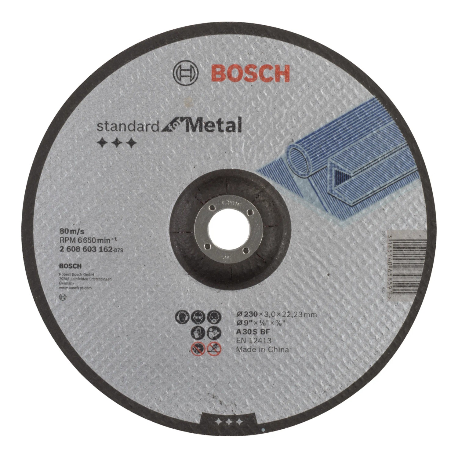 Bosch Disco Diamantato Universal Turbo - 230 Mm Per Taglio Metallo, Mattone, Calcestruzzo - Foto 8
