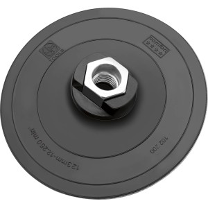 LUX Haftschleifteller 125 mm für Winkelschleifer, Zubehör zum Schleifen und Polieren.