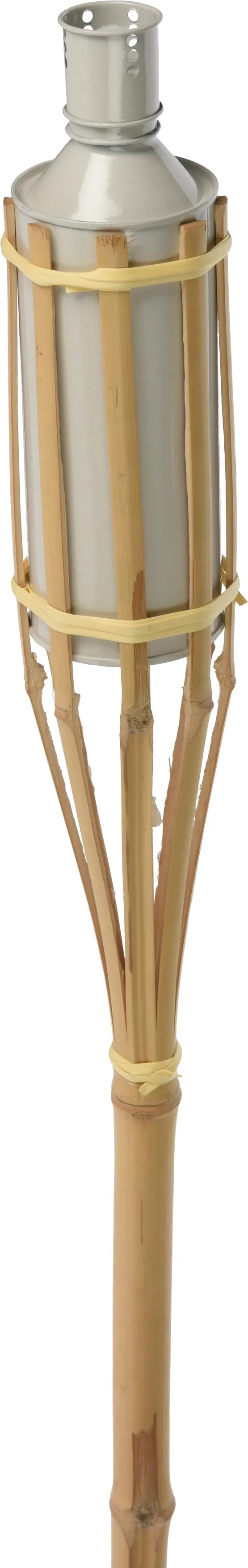 Benelando 12x Gartenfackeln Bambus - 120cm Höhe Für Garten-Deko