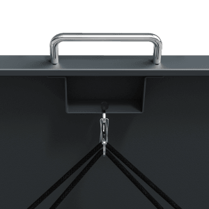 Westmann Mülltonnenbox Lacina 1 x 240 l Anthrazit/Holzoptik 80 x 68 x 116 cm