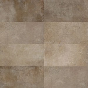 Cersanit Bodenfliese Albergo, Feinsteinzeug in Cotto Braun, 29,8x59,8 cm, matte Natursteinoptik.