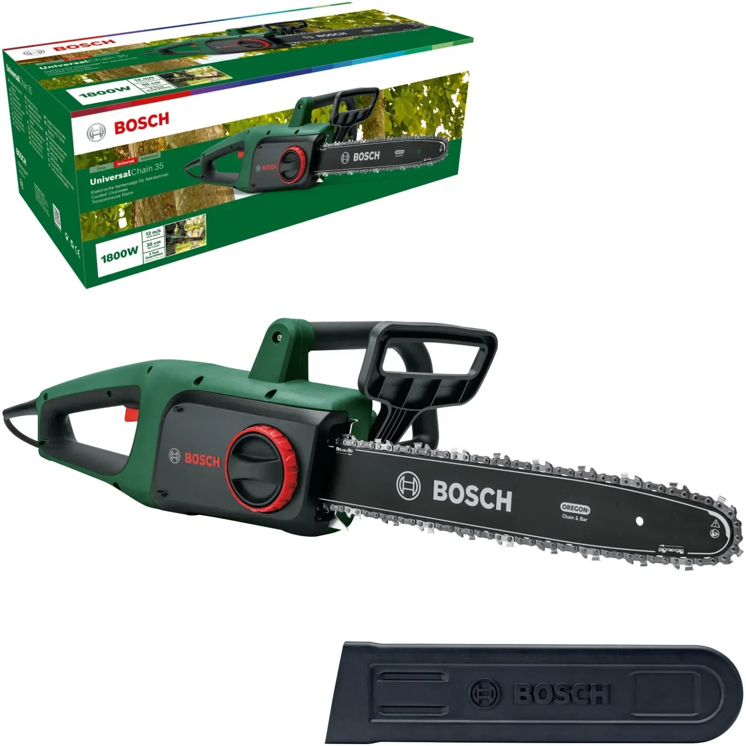 Sägekette Ersatz Für Motorsäge OBI-CMI 2115 – 35 Cm Schwert, 3/8 1,3 Mm, 52 Treibglieder