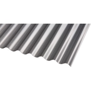 Acryl-Profilplatte Sinus 76/18 Wabe Graphit, Kunststoffbedachung für Carport & Terrasse.
