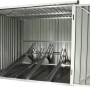 Offene Westmann Fahrradgarage Anthrazit mit Fahrradständern. Ideal als Unterstand & Terrassenüberdachung.