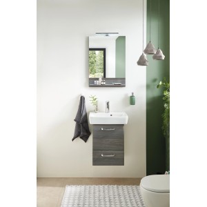 Pelipal Waschbeckenunterschrank Quickset 328 Graphit 40 cm