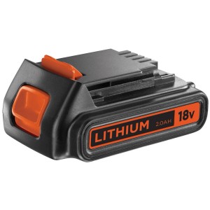 Black+Decker 18V Li-Ion Ersatz-Akku, 2Ah, für Elektrowerkzeuge.