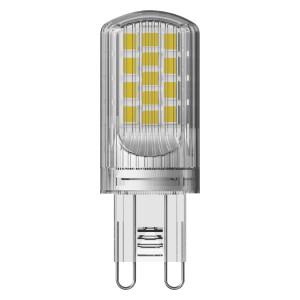 Osram G9 LED Leuchtmittel, 4,2W, warmweiß, für Wohnräume. Kompakte Bauform mit Stiftsockel.