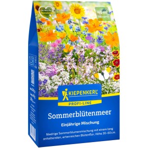 Kiepenkerl Sommerblütenmeer Saatgutpackung mit farbenfrohen Sommerblumen.