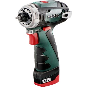 Metabo Akku-Bohrschrauber PowerMaxx BS Basic mit Akku und Koffer.