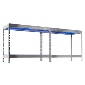 Ar Shelving Gastronorm Lebensmittelregal, 180x110x50cm, mit 4 Böden. Ideal für Gastronomie & Haushalt.