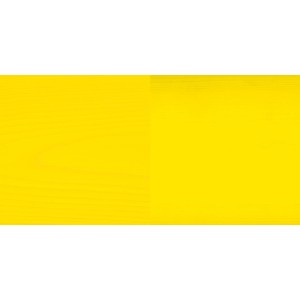 Holz mit Osmo Dekorwachs Intensiv Gelb behandelt. Holz-Wachs für Innenräume.