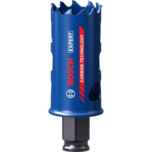 Blaue Bosch Lochsäge Expert Multi Material PC Plus für verschiedene Materialien.