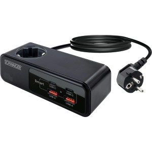 Schwaiger Steckdosenleiste LADV4115 230 V mit USB-C & USB-A Schwarz