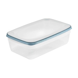 Keeeper Frischhaltedose Franco, 3,6 l, transparent mit blauem Deckel.