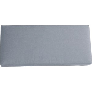 Graues Sitzkissen für Calora Loungebank, Bezug aus Polyester.