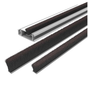 Windhager Insect-Stop Dichtungsbürsten Set Plus für Fenster und Tür, Insektenschutzzubehör.