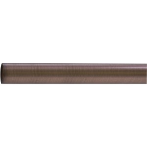 Mydeco Gardinenstange bronziert, 200 cm lang, für Ringe. Stilvolle Fensterdekoration.