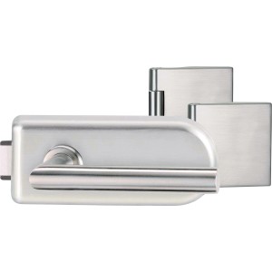 Novadoors Schlosskasten Nova 62 Alu EV1, unverschließbar, für Glastüren und Schiebetüren.