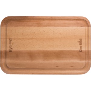 Char-Broil Grill+ Schneidebrett aus Holz mit Saftrille, passend für Grillschale.