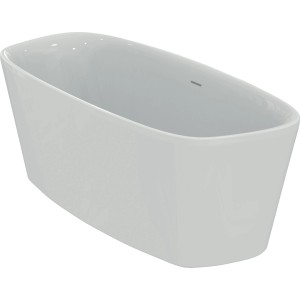 Freistehende Ideal Standard Badewanne Dea, oval, 170x75 cm, in Weiß. Sanitär-Acryl für langlebige Qualität.