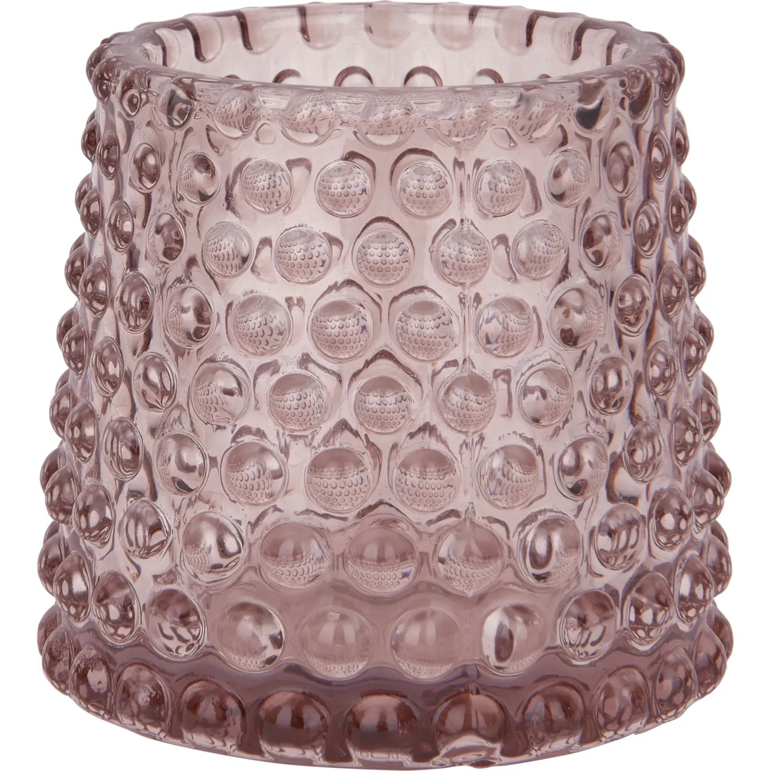 Teelichthalter Midnight Mystery Rosa Glas 7 cm x Ø 7 cm kaufen bei OBI