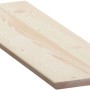 Unbehandelte Fichte Leimholzplatte, 100x30x1,8 cm, für Regalböden und Möbelbau.