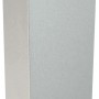 Silbernes Arcansas Winkelprofil, ungleichschenklig, aus Aluminium, 52x30x2000 mm.