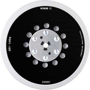 Bosch Expert Multiloch Stützteller 150mm für Exzenterschleifer, Soft Ausführung.