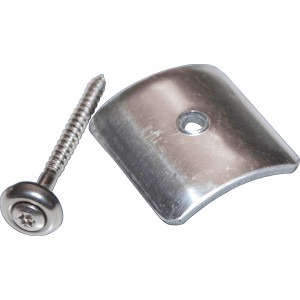 Kalotten Sinus 76/18 mit Schraube, Edelstahl, für Kunststoffbedachung, 50 Stück