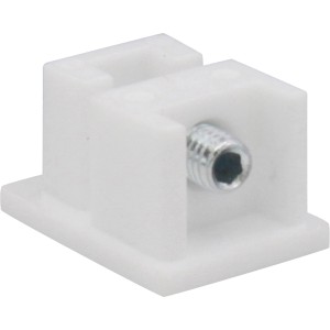 Mydeco Endkappe, weiß, für Gardinenstangen-Set Smart, 1-läufig.