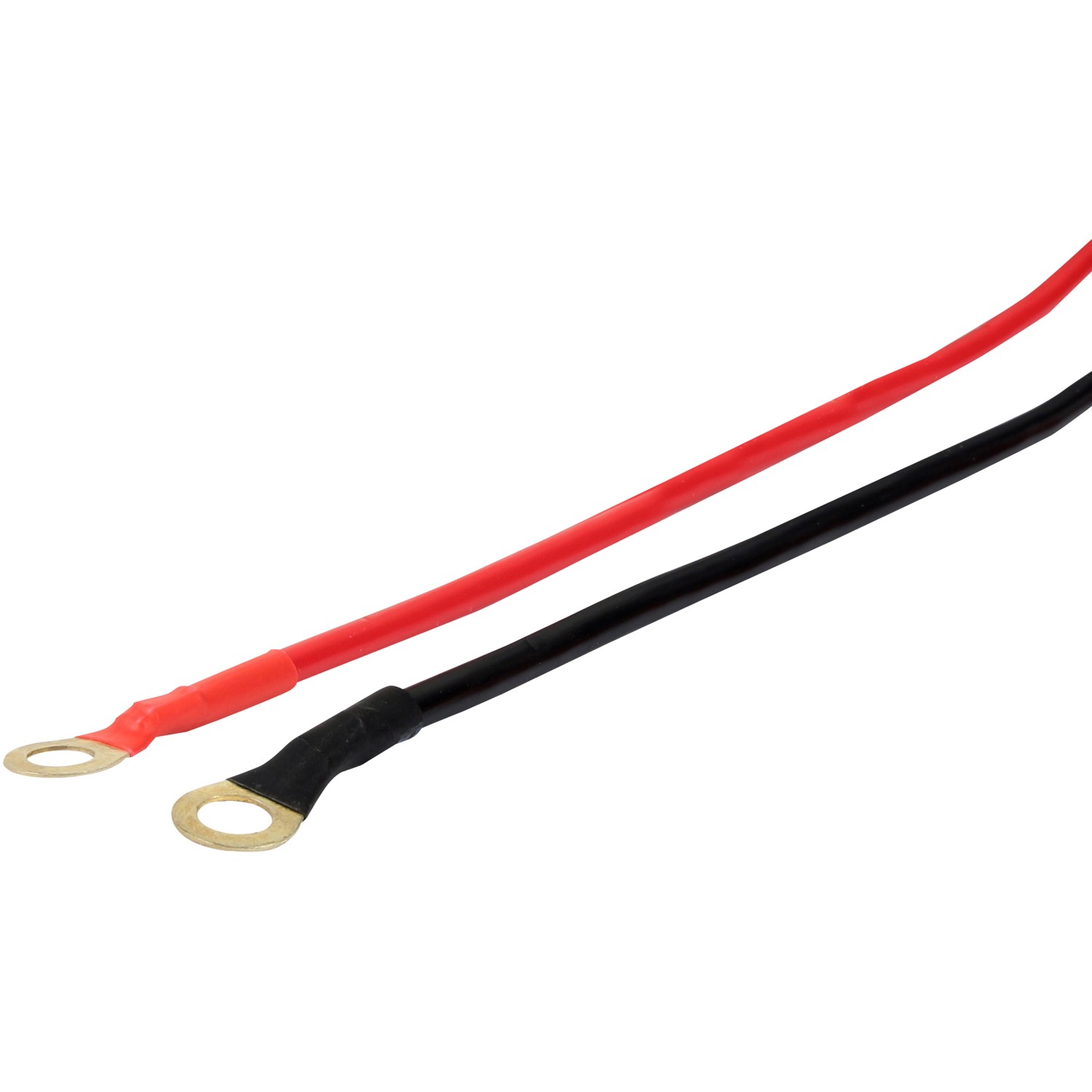 Anschlusskabel für Eufab Spannungswandler 300W, rot und schwarz mit Ösen.