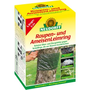 Neudorff Raupen- und Ameisen-Leimring 3m: Insektizidfreier Leimring zum Schutz von Obstbäumen vor Schädlingen.