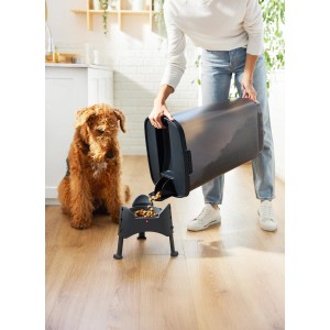 Rotho Futternapf Sammy Verstellbar 1,02 l Anthrazit