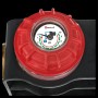 Detailaufnahme: Einhell Hauswasserautomat GE-AW 1142 FS mit roter Wasserfüllanzeige.