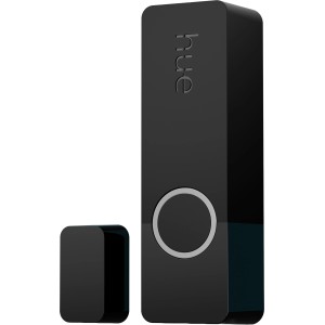 Philips Hue Secure Kontaktsensor, 7 cm, Schwarz, für Kameraüberwachung und Videoüberwachung.
