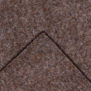 Andiamo Teppichboden Manchester Beige, Nadelfilz Meterware, Detailansicht.