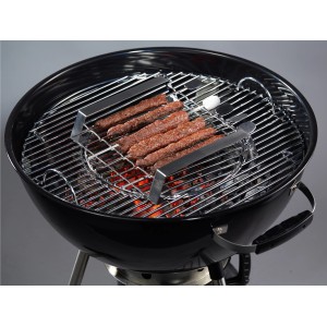 Jamestown Schaschlik- und Kebabspieß-Set auf Grill, 7-teilig.
