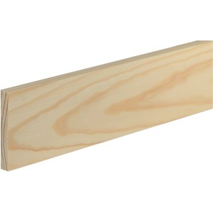 Rohe, astreine Fichte/Kiefer Flachleiste (13x80x2400mm) für Bastelarbeiten.