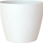 Weißer Artevasi Übertopf San Remo Ø 30 cm mit Rollen für den Innenbereich.