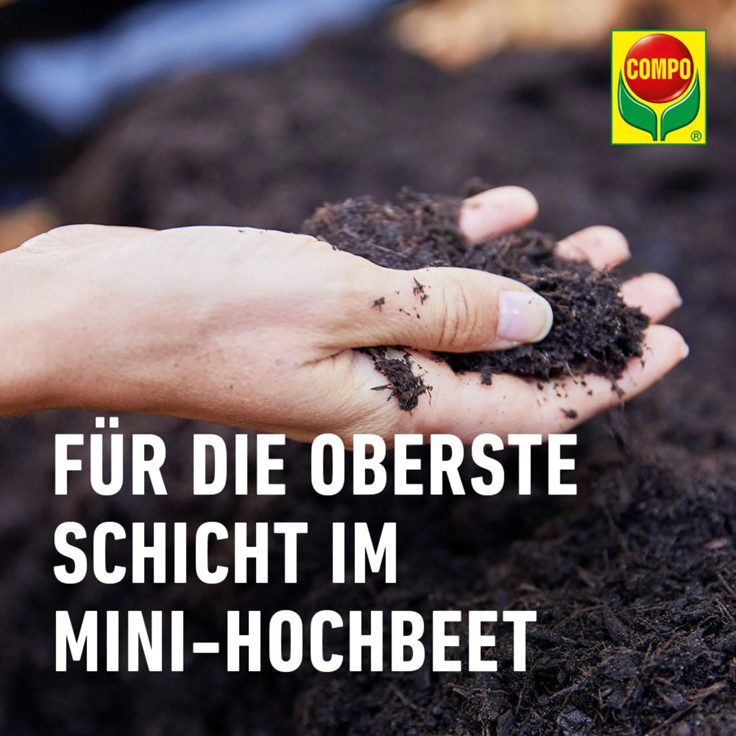 Compo BIO Mini-Hochbeeterde 1 x 20 l für ökologisches Gärtnern_6