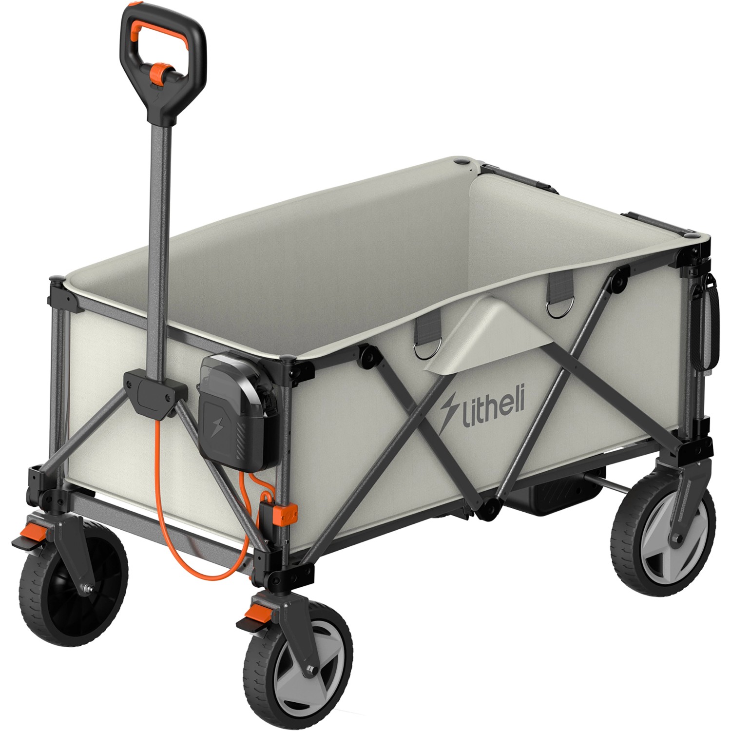 Litheli Bollerwagen 500 W W1 Pro EHW030005 inkl. Akku 4.0 Ah elektrisch